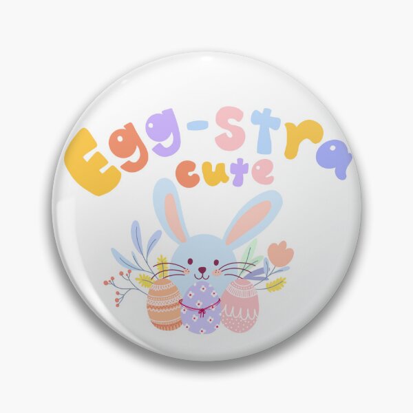 Item preview, Egg-stra cute - Easter bunny and eggs designed and sold by Rollingpeach.