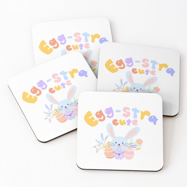 Item preview, Egg-stra cute - Easter bunny and eggs designed and sold by Rollingpeach.