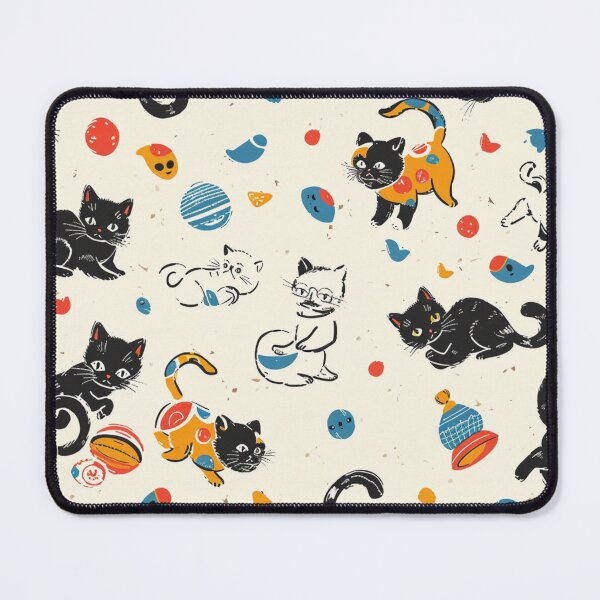 Item preview, Lovely meowy cats cute pattern designed and sold by SmileshareShop.