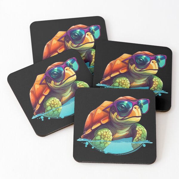 Item preview, Cool Turtle With Sunglasses designed and sold by Leonardo Palumbo.