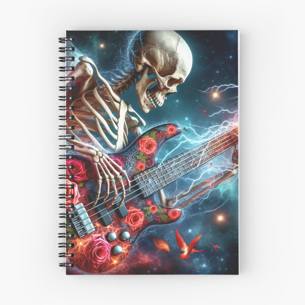 Item preview, Jam de bajo galáctico de Electric Dead Skeleton designed and sold by HippieFarms11.