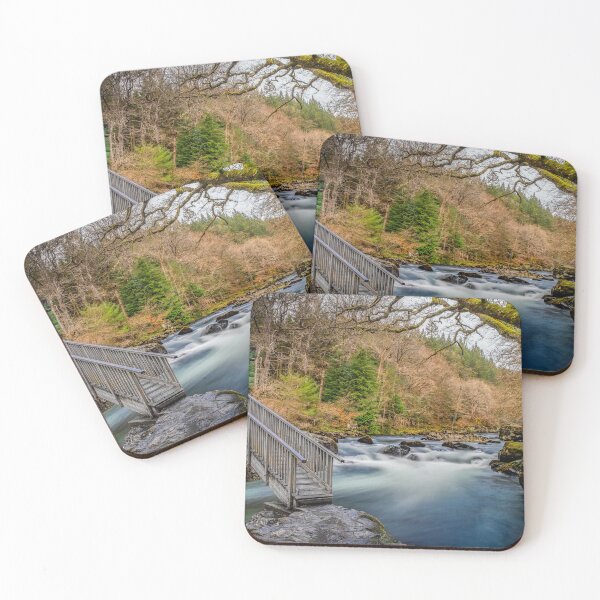 Item preview, Autumn Footbridge Rapids designed and sold by AJEvans.