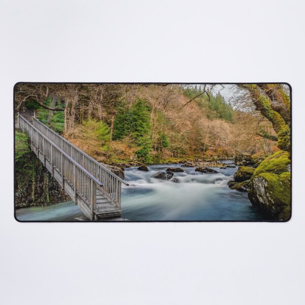 Item preview, Autumn Footbridge Rapids designed and sold by AJEvans.