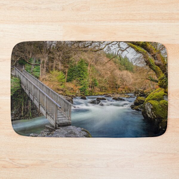 Item preview, Autumn Footbridge Rapids designed and sold by AJEvans.