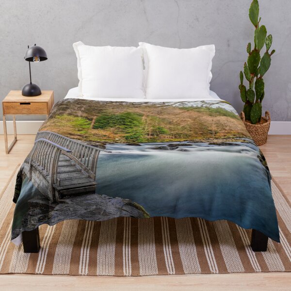 Item preview, Autumn Footbridge Rapids designed and sold by AJEvans.