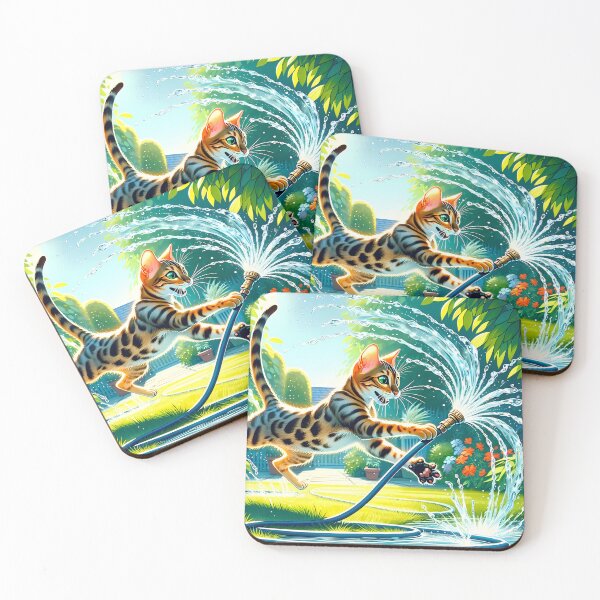 Item preview, Aquatic Acrobatics: Kitty's Waterworks designed and sold by Felix Tanner.