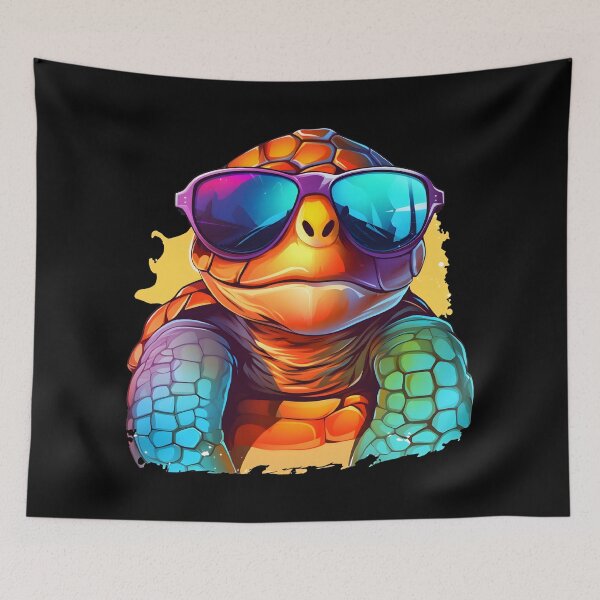 Item preview, Cool Turtle Wearing Shades designed and sold by Leonardo Palumbo.