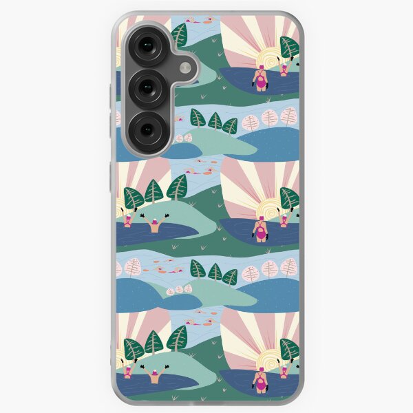 Item preview, Open water swimming with friends in lakes, rivers and oceans designed and sold by suzcreate.