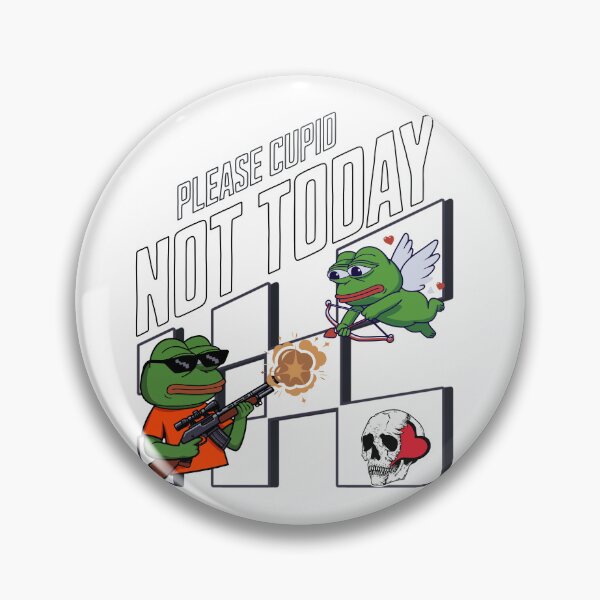 Item preview, Pepe Please Cupid Not Today  designed and sold by GalaxyExplorers.