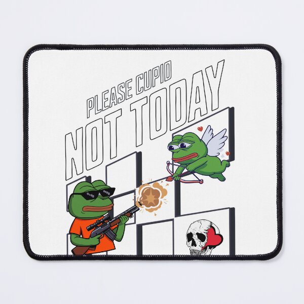 Item preview, Pepe Please Cupid Not Today  designed and sold by GalaxyExplorers.