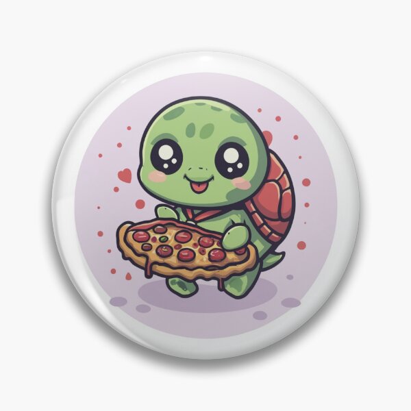 Artikelvorschau, Lustige süße Kawaii-Schildkröte, die Pizza isst entworfen und verkauft von Trend-Beaver.