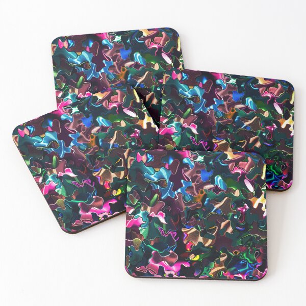 Item preview, Vibrant Shiny Camouflage Pattern With Multicolored Abstract Shapes 33 designed and sold by Reichcorp.