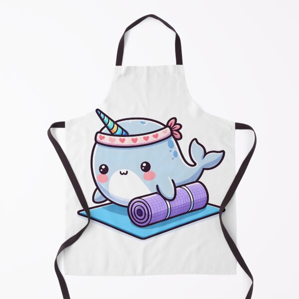 Item preview, Kawaii Narwhal: A Yoga Mat And Headband designed and sold by CanvasCutie.