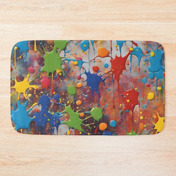 Item preview, A Bright Colorful Pattern Of Random Paint Spatters designed and sold by Warriorgal.