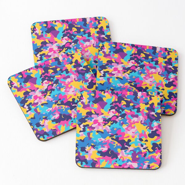 Item preview, Vibrant Shiny Camouflage Pattern With Multicolored Abstract Shapes 44 designed and sold by Reichcorp.