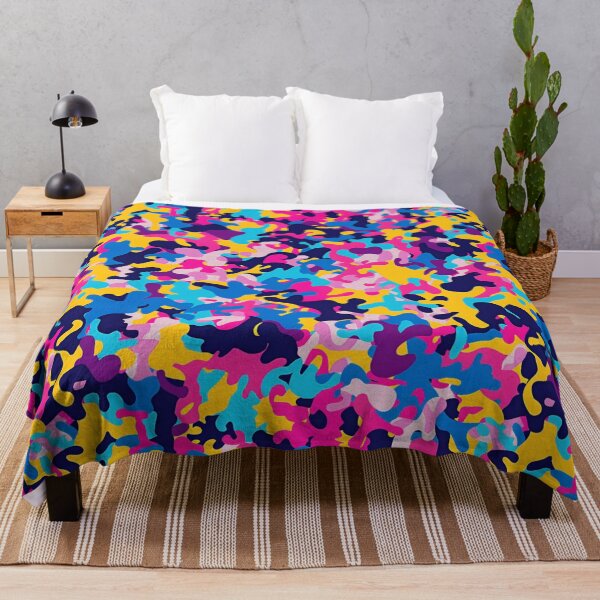 Item preview, Vibrant Shiny Camouflage Pattern With Multicolored Abstract Shapes 44 designed and sold by Reichcorp.
