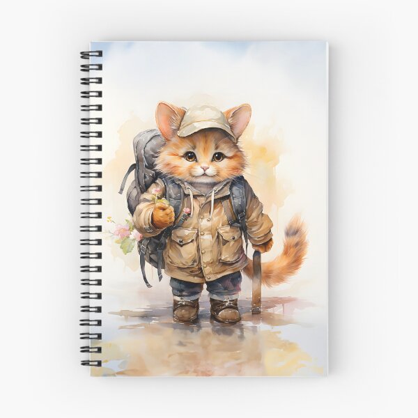 Item preview, Cute Cat on Camping Trip 5 designed and sold by Made-by-Gus.