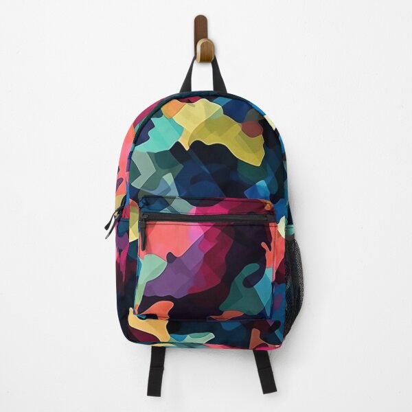 Item preview, Vibrant Shiny Camouflage Pattern With Multicolored Abstract Shapes 66 designed and sold by Reichcorp.