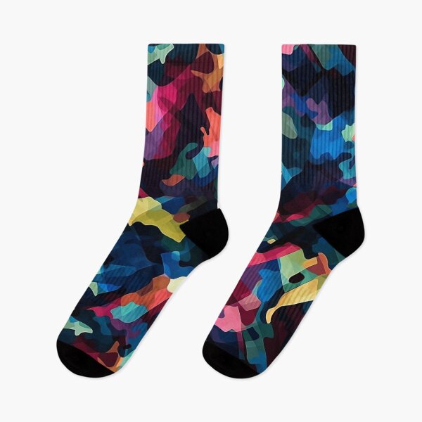 Item preview, Vibrant Shiny Camouflage Pattern With Multicolored Abstract Shapes 66 designed and sold by Reichcorp.