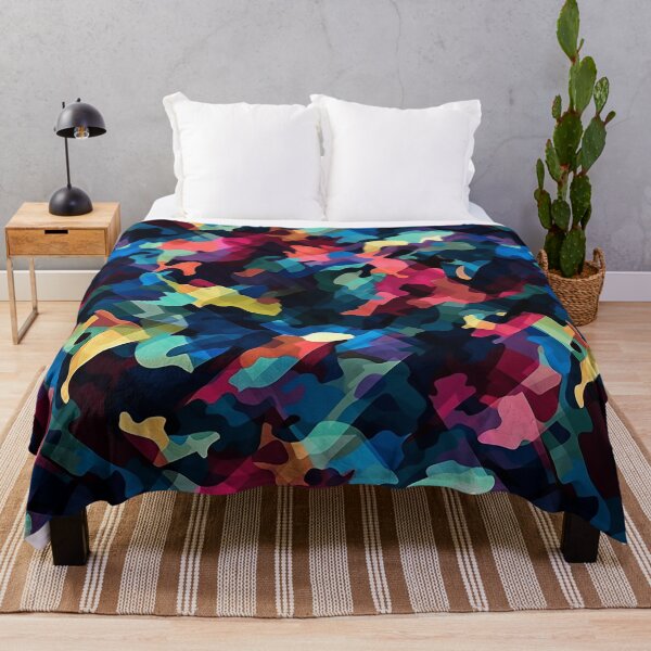 Item preview, Vibrant Shiny Camouflage Pattern With Multicolored Abstract Shapes 66 designed and sold by Reichcorp.