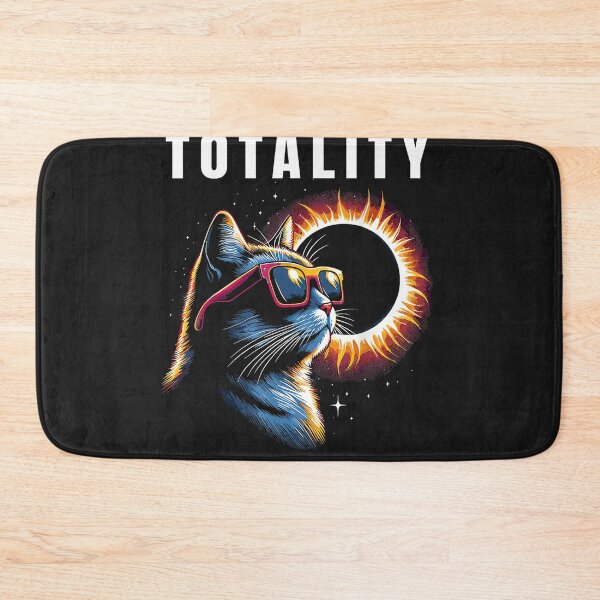 Item preview, 2024 Total Solar Eclipse Cat Wearing Glasses Totality Cat designed and sold by DaireShitrig.