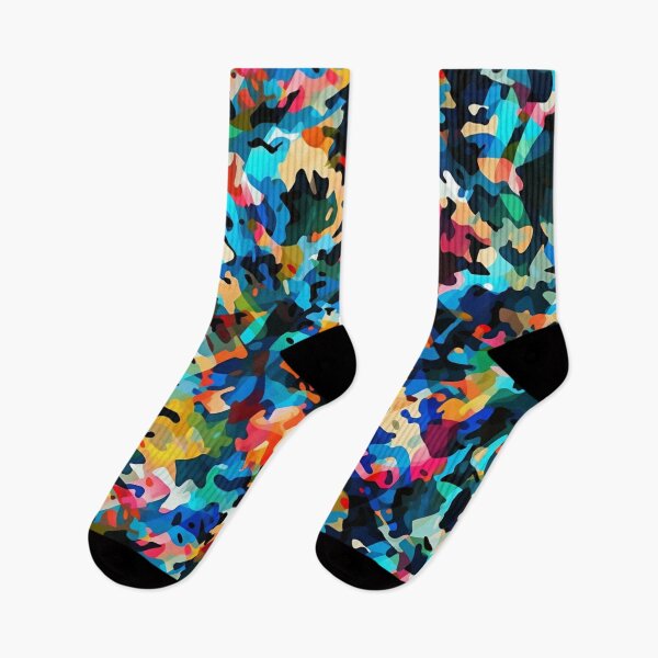 Item preview, Vibrant Shiny Camouflage Pattern With Multicolored Abstract Shapes 77 designed and sold by Reichcorp.