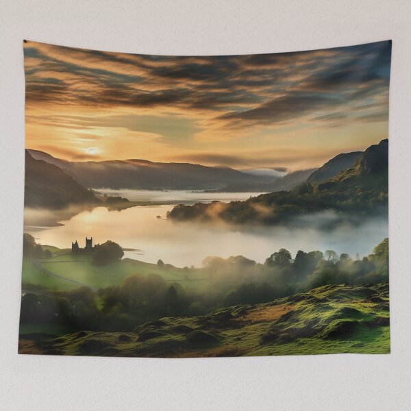 Item preview, Sunrise in the Scottish Highlands designed and sold by smartart42.