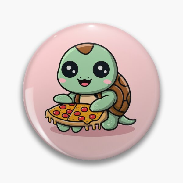 Artikelvorschau, Lustige süße Kawaii-Schildkröte, die Pizza isst entworfen und verkauft von Trend-Beaver.