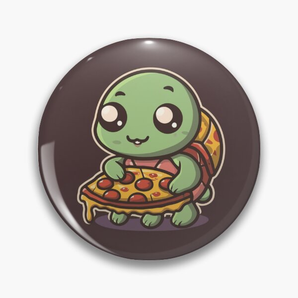 Artikelvorschau, Lustige süße Kawaii-Schildkröte, die Pizza isst entworfen und verkauft von Trend-Beaver.