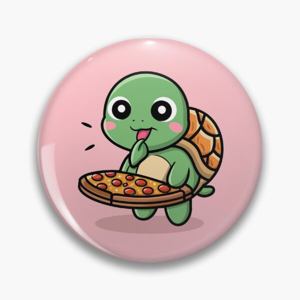 Artikelvorschau, Lustige süße Kawaii-Schildkröte, die Pizza isst entworfen und verkauft von Trend-Beaver.