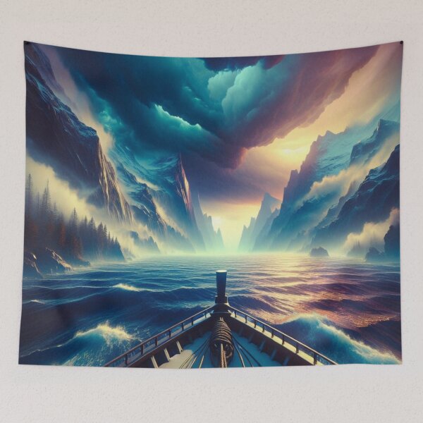 Item preview, Sailing to Heaven by Boat designed and sold by BeeTheArtCo.