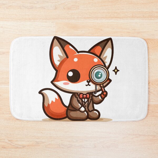 Item preview, Kawaii fox: A Monocle designed and sold by CanvasCutie.