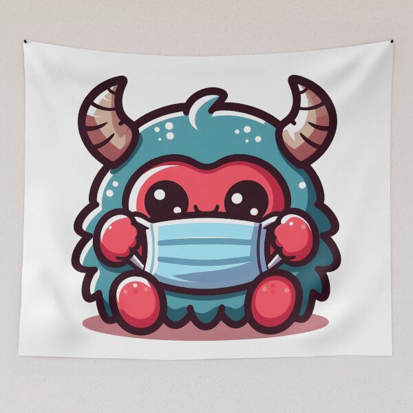 Item preview, Kawaii Monster: Mask designed and sold by CanvasCutie.