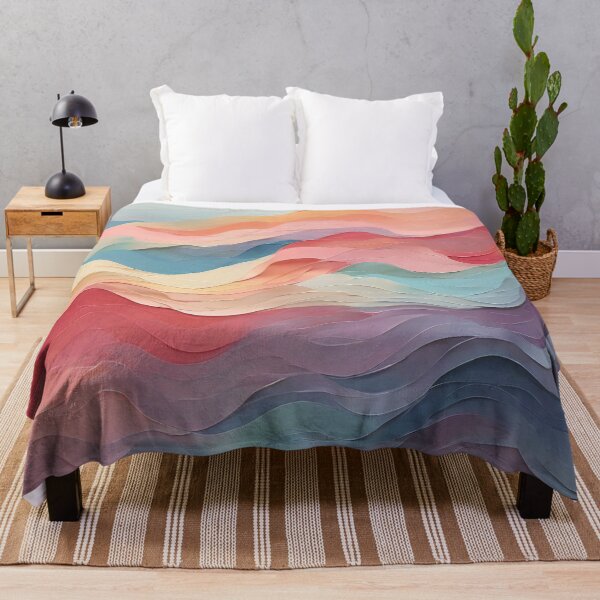 Item preview, Calm Wavy Gradient Colors designed and sold by TondoMeander.