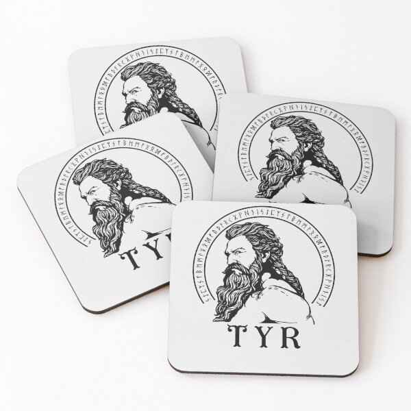 Item preview, Tyr Viking God of Norse Mythology and runes designed and sold by Lady-Frost.