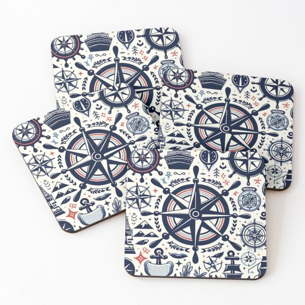 Item preview, Navy pattern designed and sold by TrendingDan.