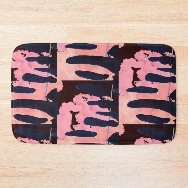 Item preview, Blue watercolour tree in sunset with pink background  designed and sold by AlessandraWood.