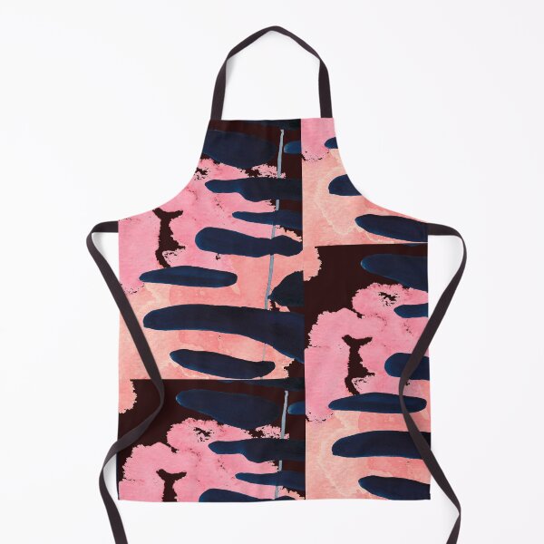 Item preview, Blue watercolour tree in sunset with pink background designed and sold by AlessandraWood.