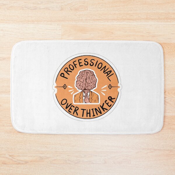 Item preview, Clip Art Professional Over thinker Sticker Design designed and sold by NArtdesigns.