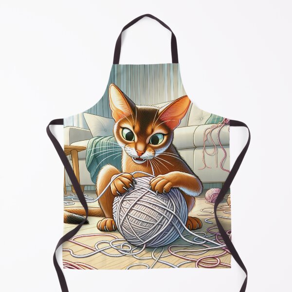 Item preview, Yarn Enthusiast: Abyssinian's Knitty Gritty Playtime designed and sold by Felix Tanner.