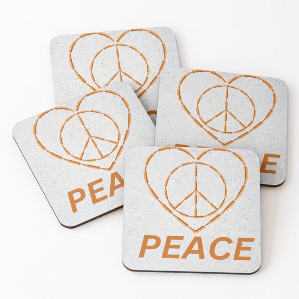 Item preview, Peace heart  designed and sold by BubbleTextBox.