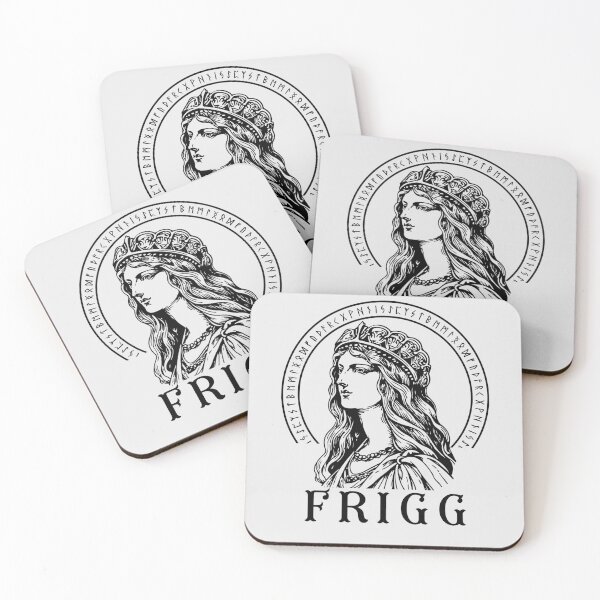 Item preview, Frigg Viking Goddess of Norse Mythology and runes designed and sold by Lady-Frost.