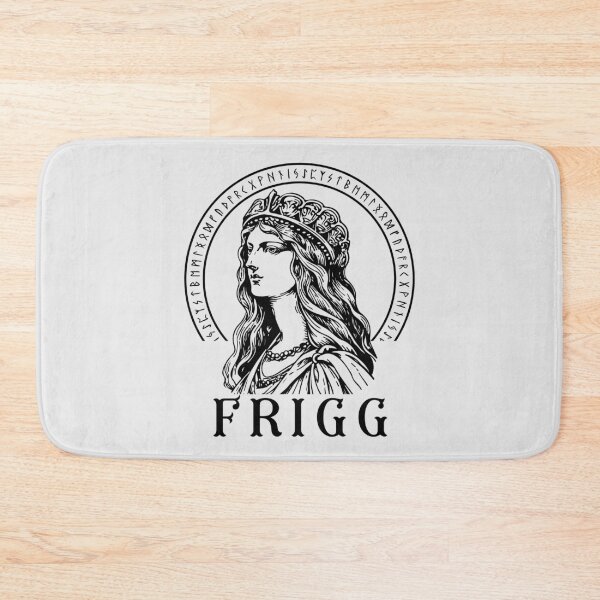 Item preview, Frigg Viking Goddess of Norse Mythology and runes designed and sold by Lady-Frost.