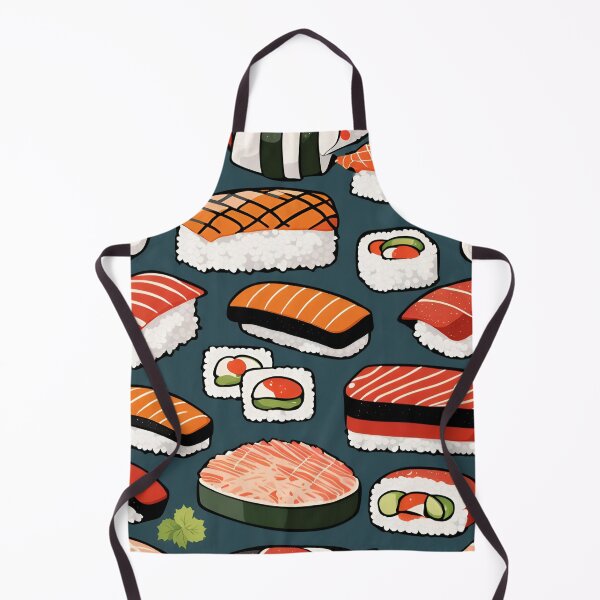 Item preview, Sushi Wallpaper designed and sold by VeiledVision.