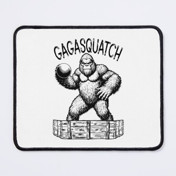 Item preview, Gaga Ball Pit Gagasquatch Funny Bigfoot Dodgeball Player designed and sold by GrandeDuc.