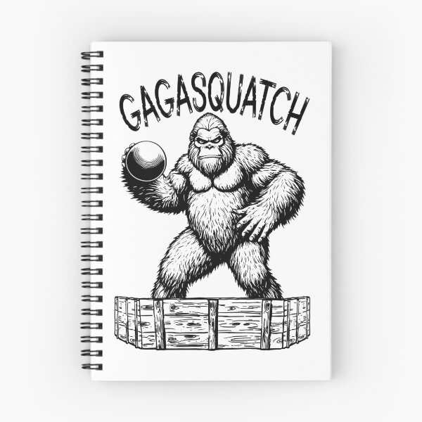 Item preview, Gaga Ball Pit Gagasquatch Funny Bigfoot Dodgeball Player designed and sold by GrandeDuc.