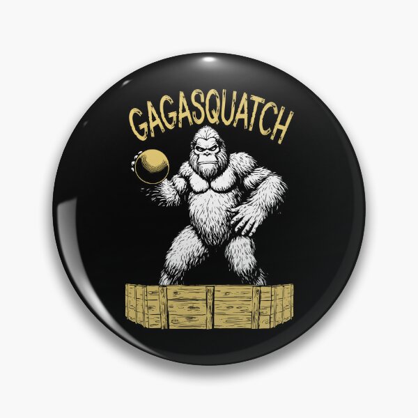 Item preview, Gaga Ball Pit Gagasquatch Funny Bigfoot Dodgeball Player designed and sold by GrandeDuc.