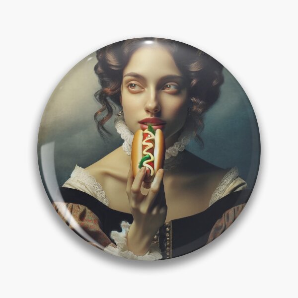 Artikelvorschau, Veränderte Kunstfrau mit Hot Dog entworfen und verkauft von PyxieZen.