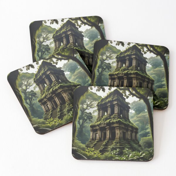 Item preview, Leafy jungle landscape designed and sold by Inspyralia.