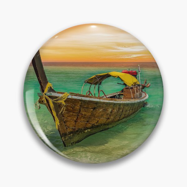 Item preview, Long Tail Boat Sunset Thailand  designed and sold by AJEvans.